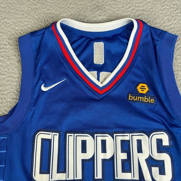 Paul George LA #13 Jersey 44 Medium Nike NBA Los Angeles Clipper Bumble Swingman - Picture 4 of 9